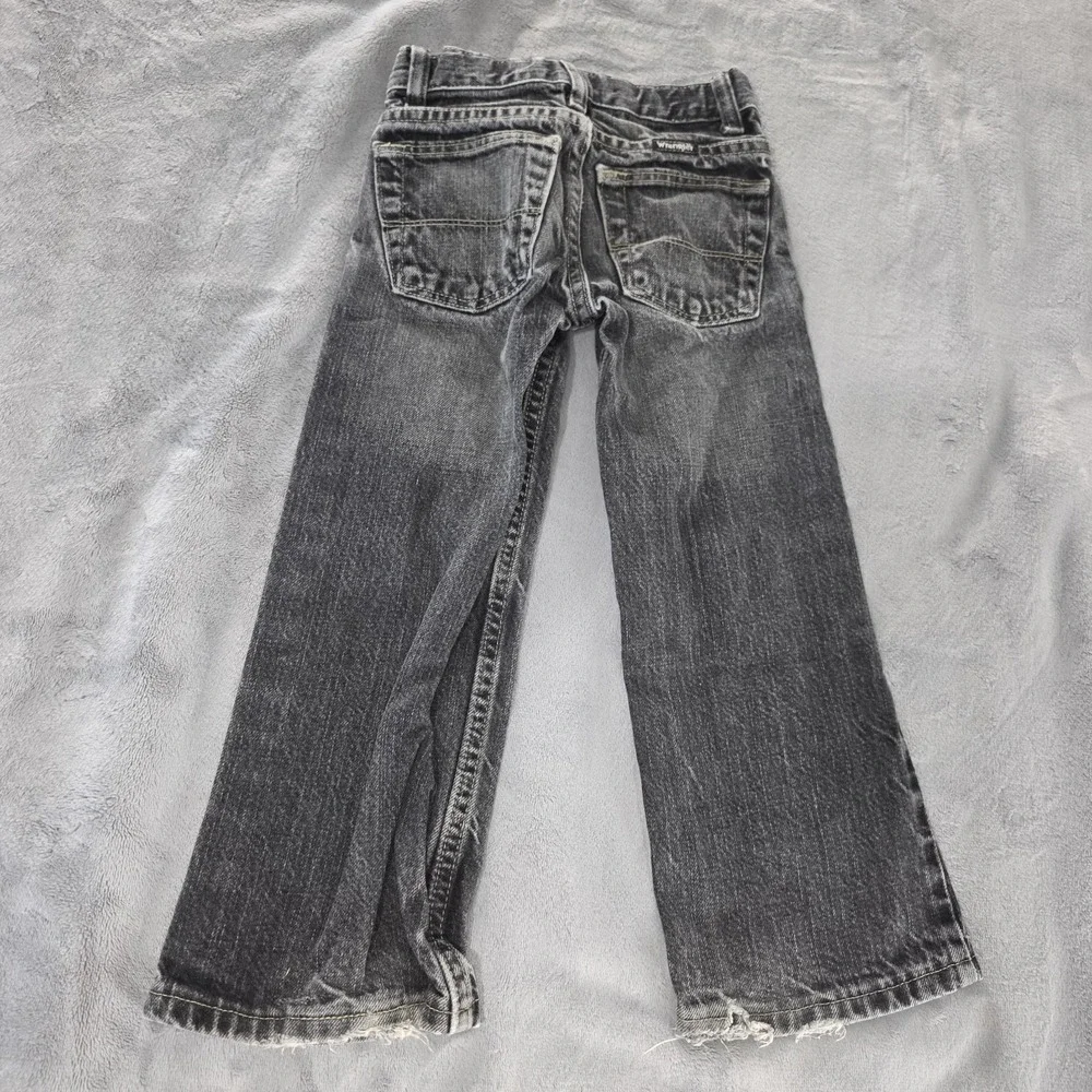 Wrangler Slim Fit Flex Jeans Youth Black Stretch Boys 5 Slim